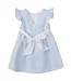 Baby Gi Kleedje vichy ruit blauw-wit