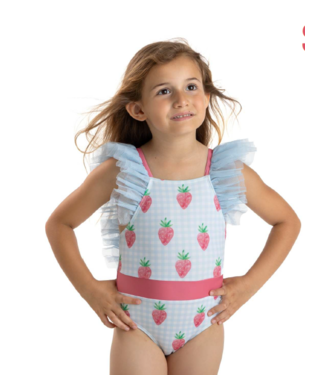 Badpak met aardbeitjes
