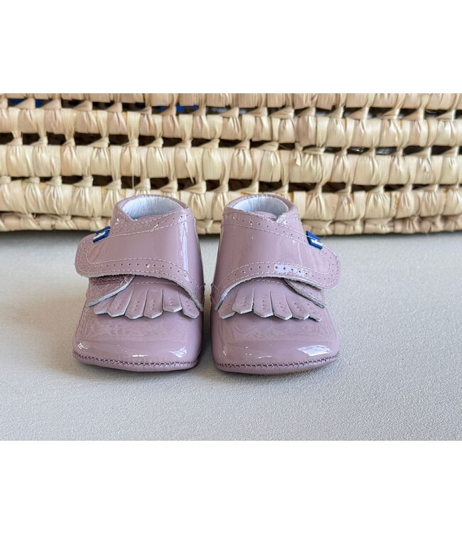 Stabifoot Parkschoentje velcro oud roze lak