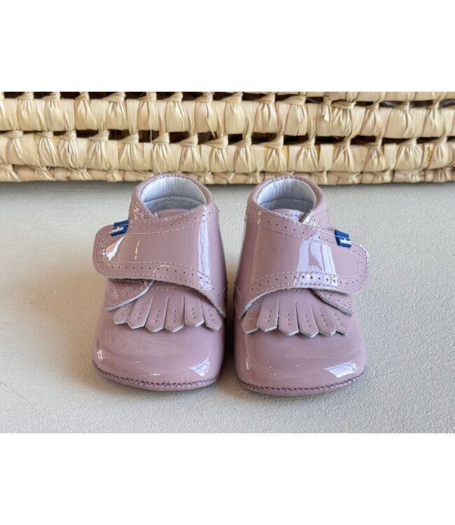 Stabifoot Parkschoentje velcro oud roze lak