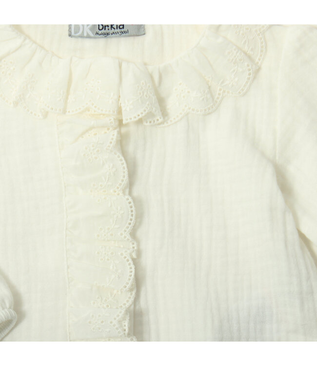 Blauw shortje ribfluweel