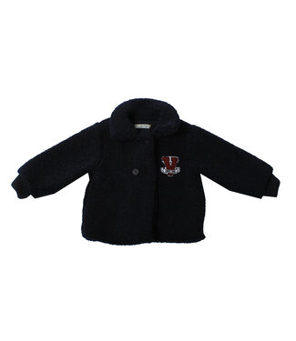 Teddy jasje donkerblauw