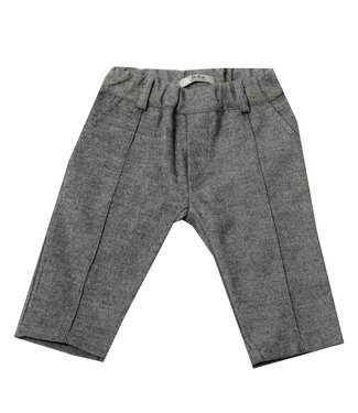 Broek Chino donkerblauw/wit