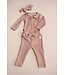 Velvet romper oud roze