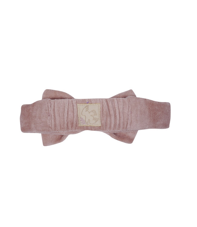 Velvet haarband oud roze