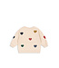 Konges Slojd Lou sweater, trui met hartjes