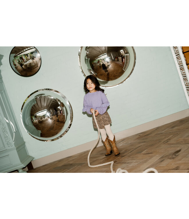 Daily seven Twill skort animal