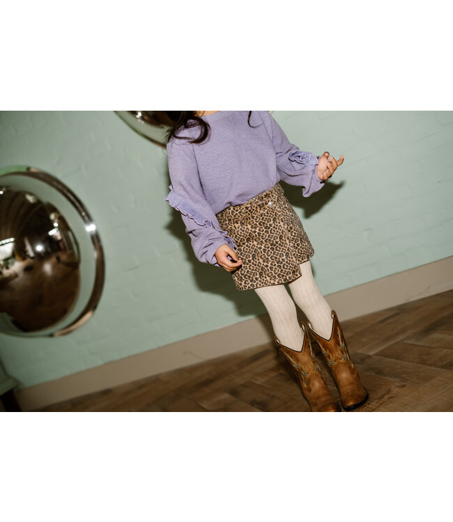 Daily seven Twill skort animal