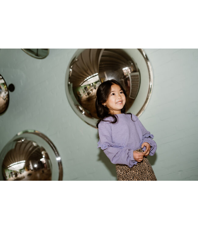 Daily seven Twill skort animal