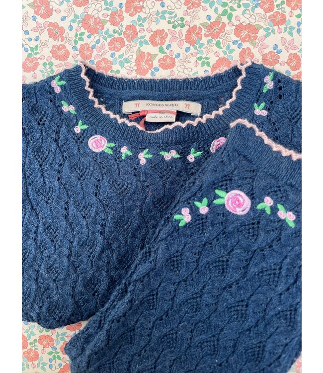 Konges Slojd Rosier sweater blauw