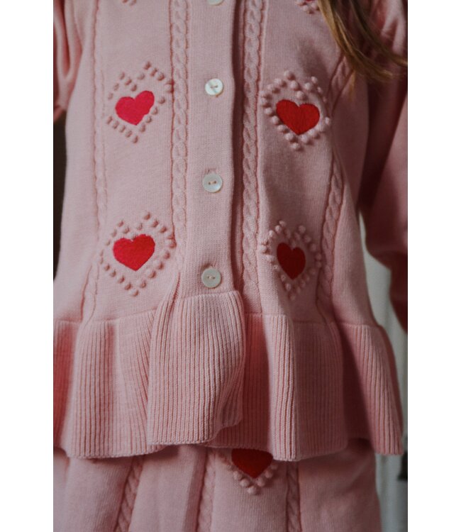 Konges Slojd Soleil cardigan hartjes