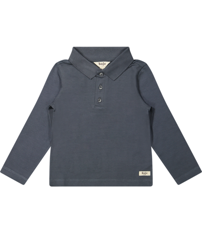 Baje Studio Broc polo lange mouwen navy blue