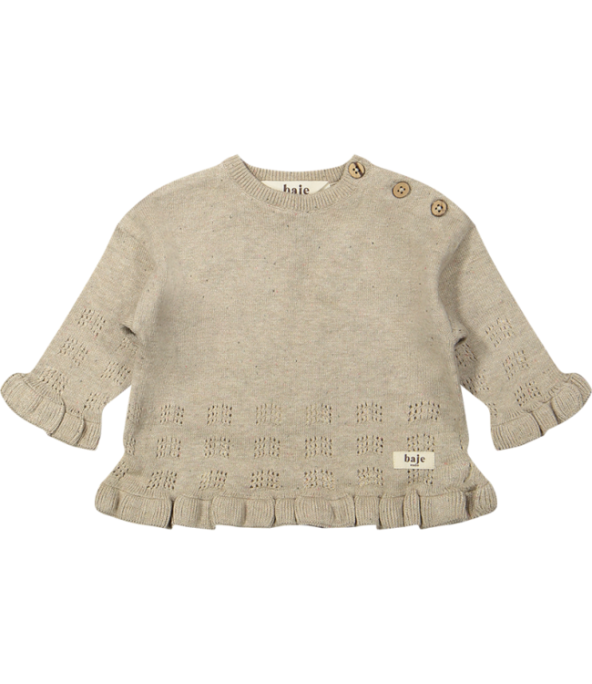 Baje Studio Livres trui sand desert multicolor