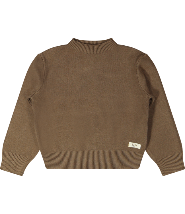 Baje Studio Cevio trui brown cacao