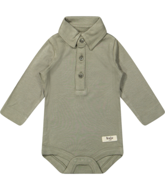 Baje Studio Davos polo lange mouwen green moss