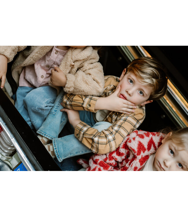 Daily seven Hemd check print daily 7