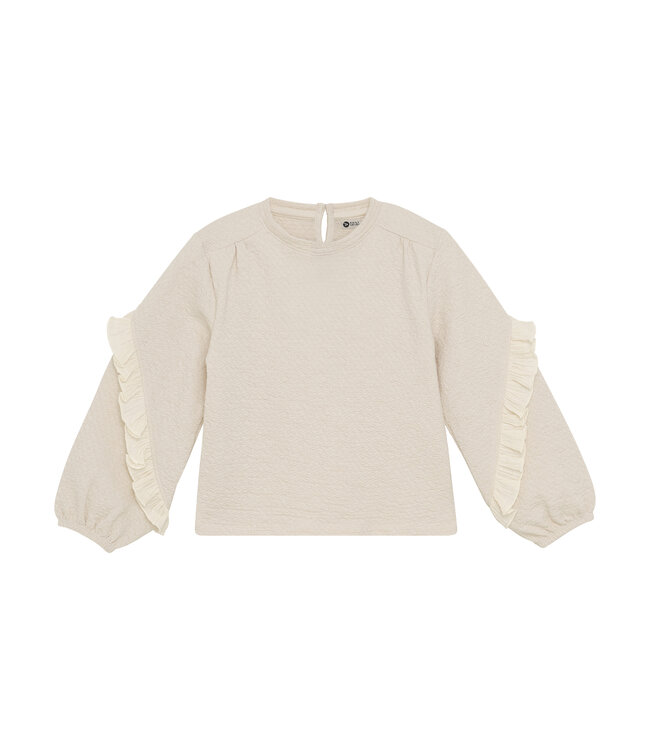 Daily seven T-shirt Longsleeve Ruffle  sandshell