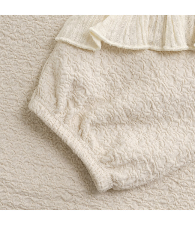 Daily seven T-shirt Longsleeve Ruffle  sandshell