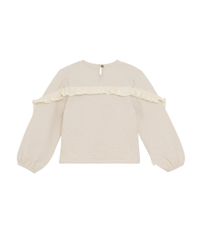 Daily seven T-shirt Longsleeve Ruffle  sandshell