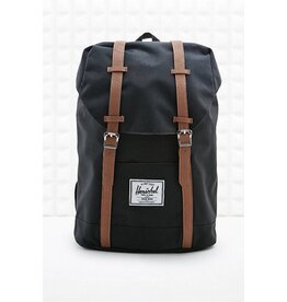 Black and brown backpack