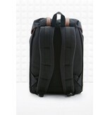 Black and brown backpack