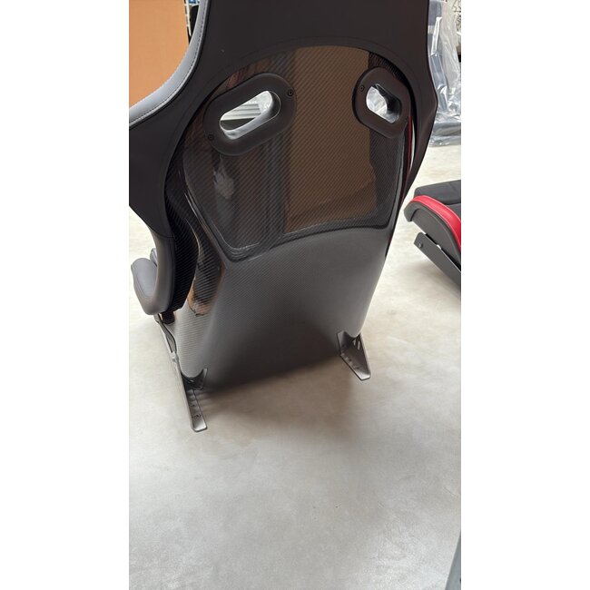 Recaro Pole Position ABE Carbon Zwart Leer showroommodel