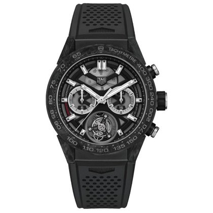 Horloge Carrera 45mm Calibre Heuer 02 Tourbillon Chronograph
