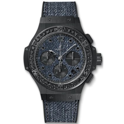 Horloge Big Bang 41mm Chronograph Jeans Black Diamonds