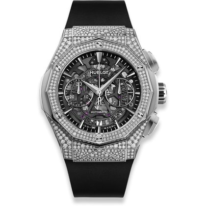 Classic Fusion 45mm Aerofusion Chronograph Orlinski Titanium Pave