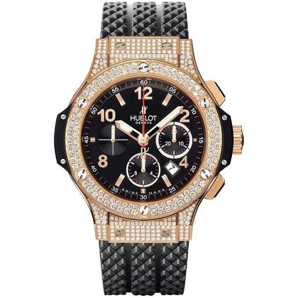 Horloge Big Bang 45mm Chronograph Gold Pave