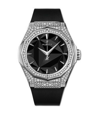 Hublot Horloge Classic Fusion 40mm Orlinski Tatanium Pave  550.NS.1800.RX.1604.ORL19 - Schaap en Citroen