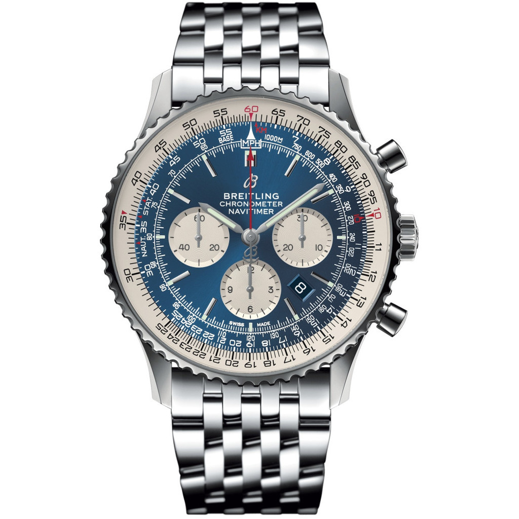 Breitling Band 455A - Navitimer Staal 20mm - Steel Breitling Strap -  Juwelier Clem Vercammen