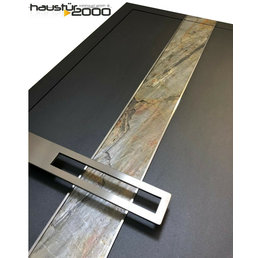 Haustür2000 ALUMINIUM HAUSTÜR UNIKAT NATURSTEIN