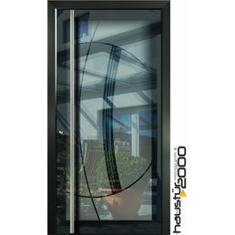 Aluminium door HT 5558 HL GLA