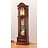 Hettich Uhren Exclusive Standuhr Nr.40 nußbaum lackiert mit Intarsien Einlegearbeiten im Schwarzwald hergestellt Maße:208x65x35cm