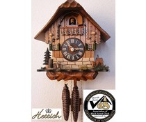 Hettich Uhren Cuckoo clock 23cm with 1 day mechanical strike mechanism with Bambi