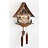 Trenkle Uhren Wonderful cuckoo clock 35cm with wooden shingle roof made in the Black Forest with quartz drive and cuckoo call with light sensor under the dial, as soon as it gets dark the cuckoo call switches off