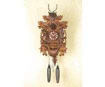 Trenkle Uhren Cuckoo clock 35cm with handmade carving with quartz movement and light sensor