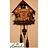 Hettich Uhren Cuckoo clock with quartz movement 20cm high and 17cm wide with 12 different melodies Cuckoo calls every hour Cuckoo eg 10 o'clock he calls 10x cuckoo the cuckoo call is effectively supported and played by an echo and a waterfall sound in the background