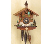 Trenkle Uhren Cuckoo clock 29cm with 1 day mechanical strike mechanism 1504