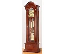 Hettich Uhren Exclusieve Grandfather Clock No.35-50 beschilderd met walnoot gemaakt in het Zwarte Woud