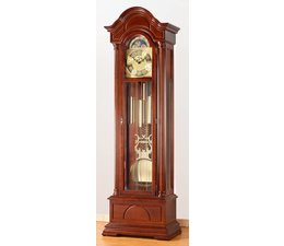 Hettich Uhren Exclusive Grandfather Clock No.35-50 walnut painted in the Black Forest made Dimensions: 208x65x35cm 3 - melodies percussion