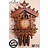 Hettich Uhren Original Black Forest cuckoo clock with hand-crafted hand-made figures and carving 52cm high and 36cm wide - Copy - Copy