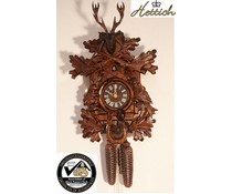 Hettich Uhren Original Black Forest Cuckoo Clock 8-day rack strike movement 40cm Hunting Motif - Copy