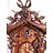 Hettich Uhren Original Black Forest Cuckoo Clock hand crafted 95cm high with hangefertigter Hunting motif carving - Copy - Copy