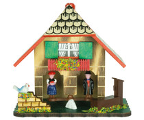 Trenkle Uhren Weather house number 804 in the Black Forest made 10cm high