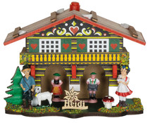 Trenkle Uhren Weather house number 834 Heidi in the Black Forest made 10cm high