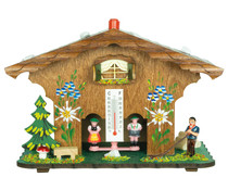 Trenkle Uhren Weather house number 821 in the Black Forest made 13cm high