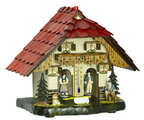 Trenkle Uhren Exclusive weather house number 862 made in the Black Forest, 20 cm high