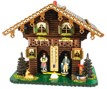 Trenkle Uhren Exclusive weather house number 827 made in the Black Forest, 20cm high